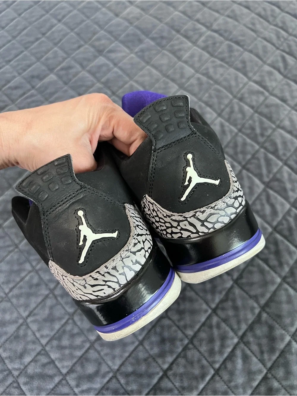 Air Jordan Son of Mars Sneakers Shoes Boys Youth 5.5 Low Grape Ice